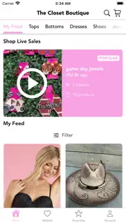the closet boutique iphone screenshot 2