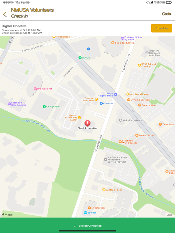 NMUSA Volunteers iPad screenshot 4 - Productivity app