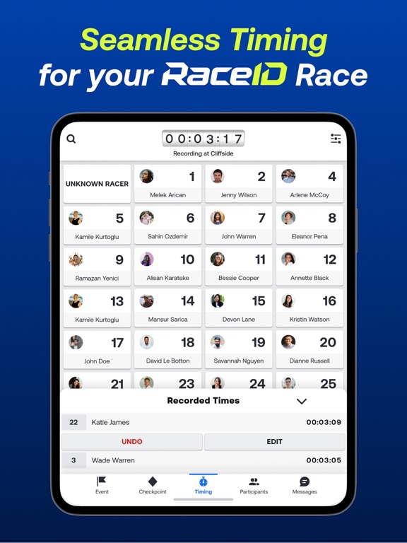 RaceID Timing for Organizers