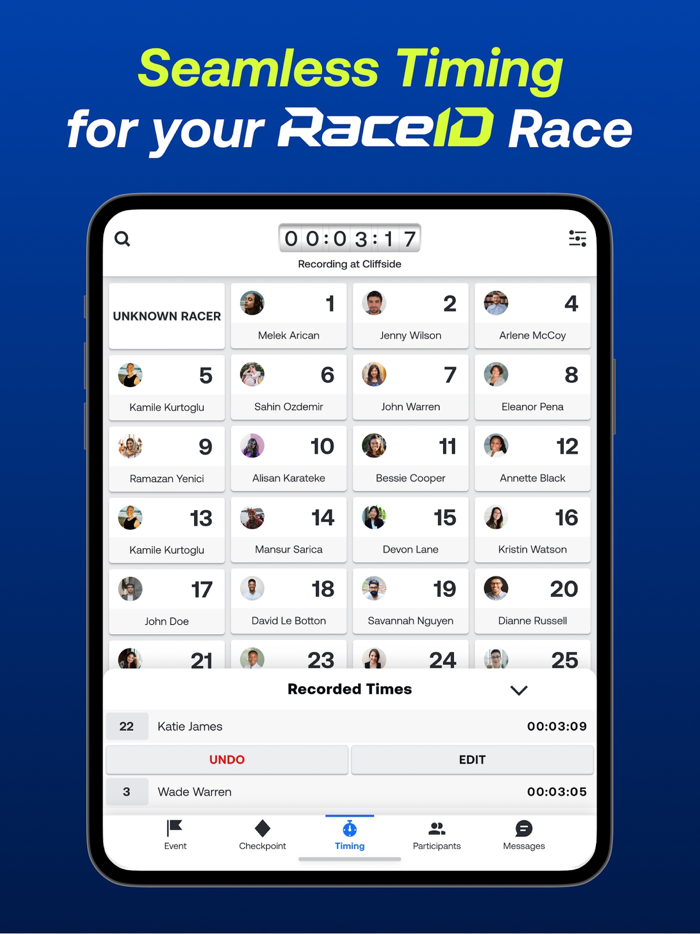 RaceID Timing for Organizers