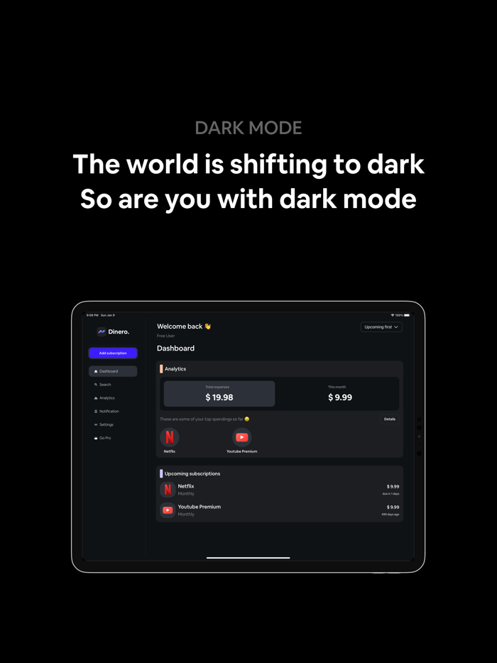 Dinero Subscription Manager