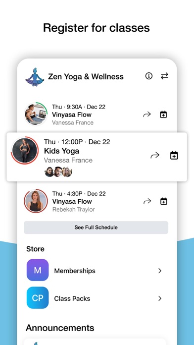Zen Yoga & Wellness Screenshot