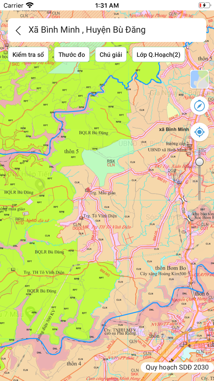 Quy hoạch Bình Phước