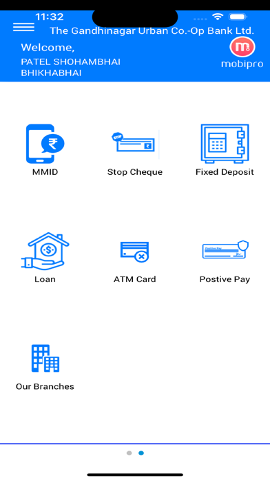 Gandhinagar Urban Bank Screenshot