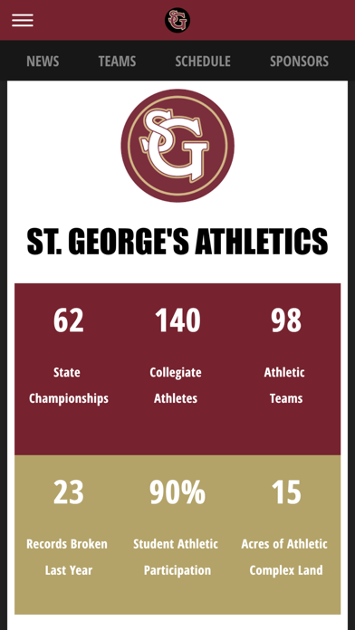 St. George's Athletics Screenshot