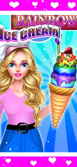 Game screenshot Home Made Rainbow Ice Cream apk