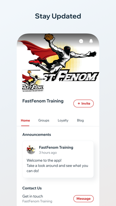 FastFenom Basketball Training Screenshot