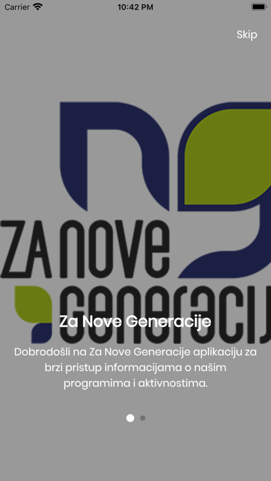Za Nove Generacije Screenshot