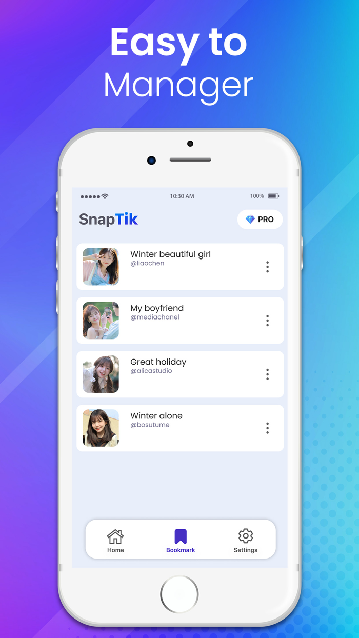 SnapTik - BookMark Any Video
