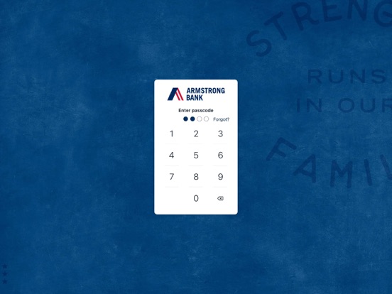 Armstrong Bank iPad screenshot 2 - Finance app