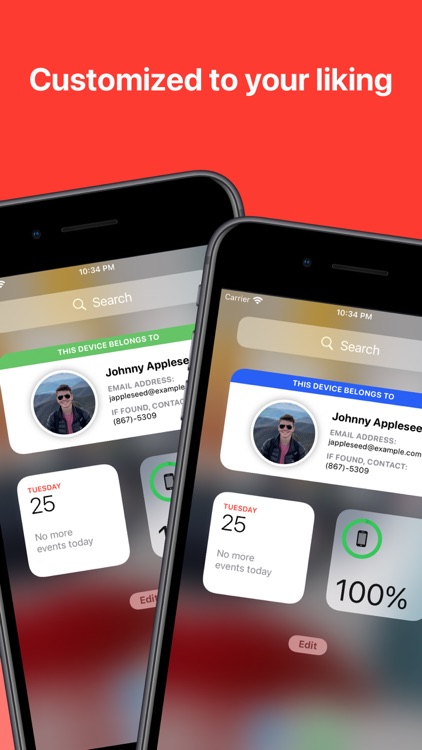 Nametag: Lost Phone Widget screenshot-3