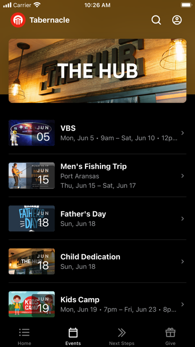 Tabernacle Family Screenshot