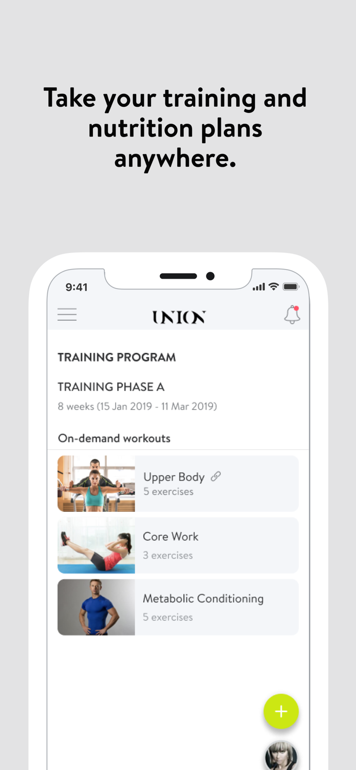 The Union Fitness App