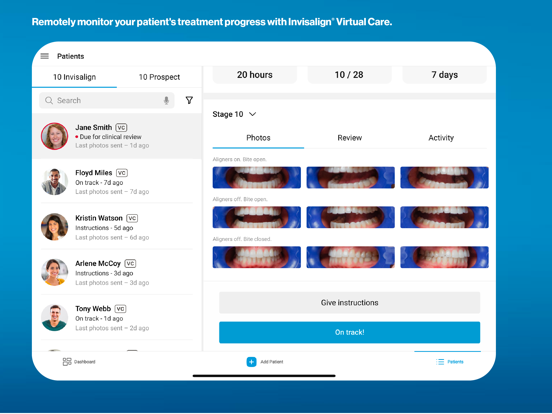 Invisalign Practice App iPad screenshot 4 - Medical app