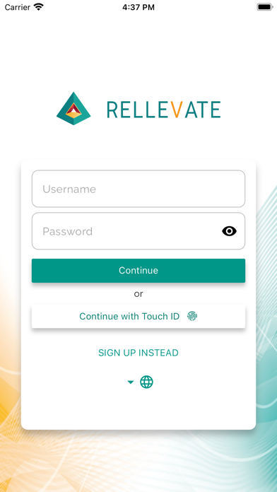 Rellevate Screenshot