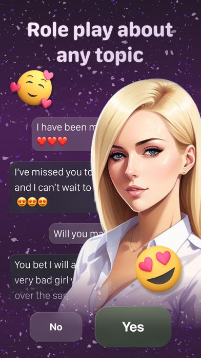 Screenshot #2 pour iGirl: your AI girlfriend