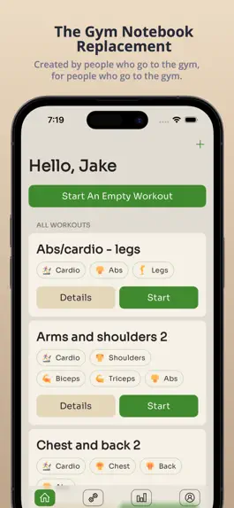 Game screenshot Workout Notepad mod apk