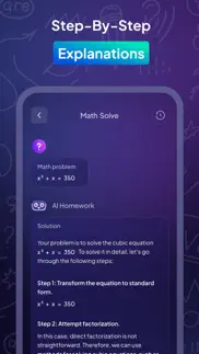 nerdon: homework & math solver iphone screenshot 2