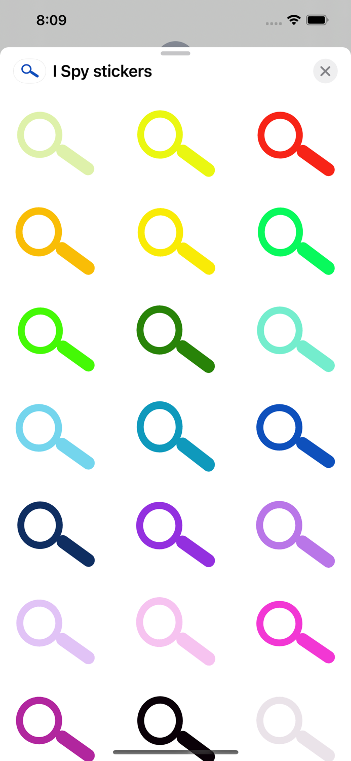 I Spy stickers