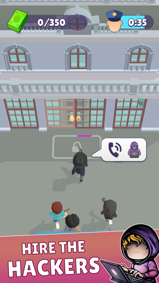#6. Merge Gangster Heist vs Police (iOS) By: APPWILL COMPANY LTD