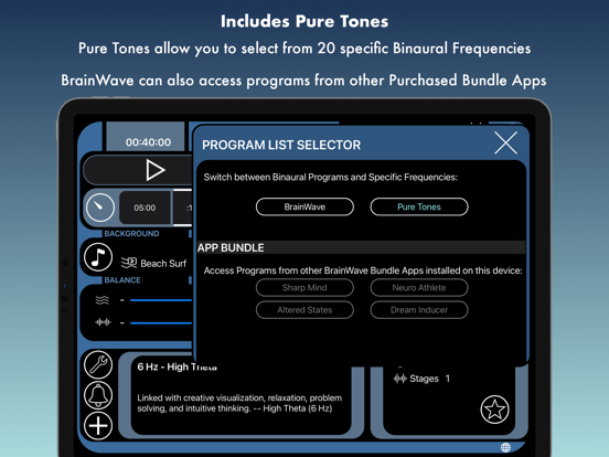 BrainWave: 37 Binaural Series™ iPad app afbeelding 2