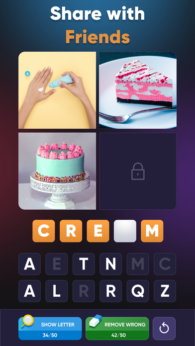 4 Pics - Word Association Game Screenshot