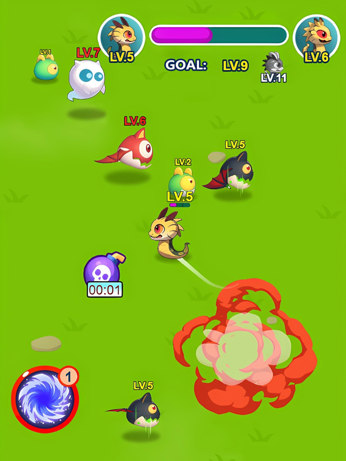 Greedy War-Snake Battle