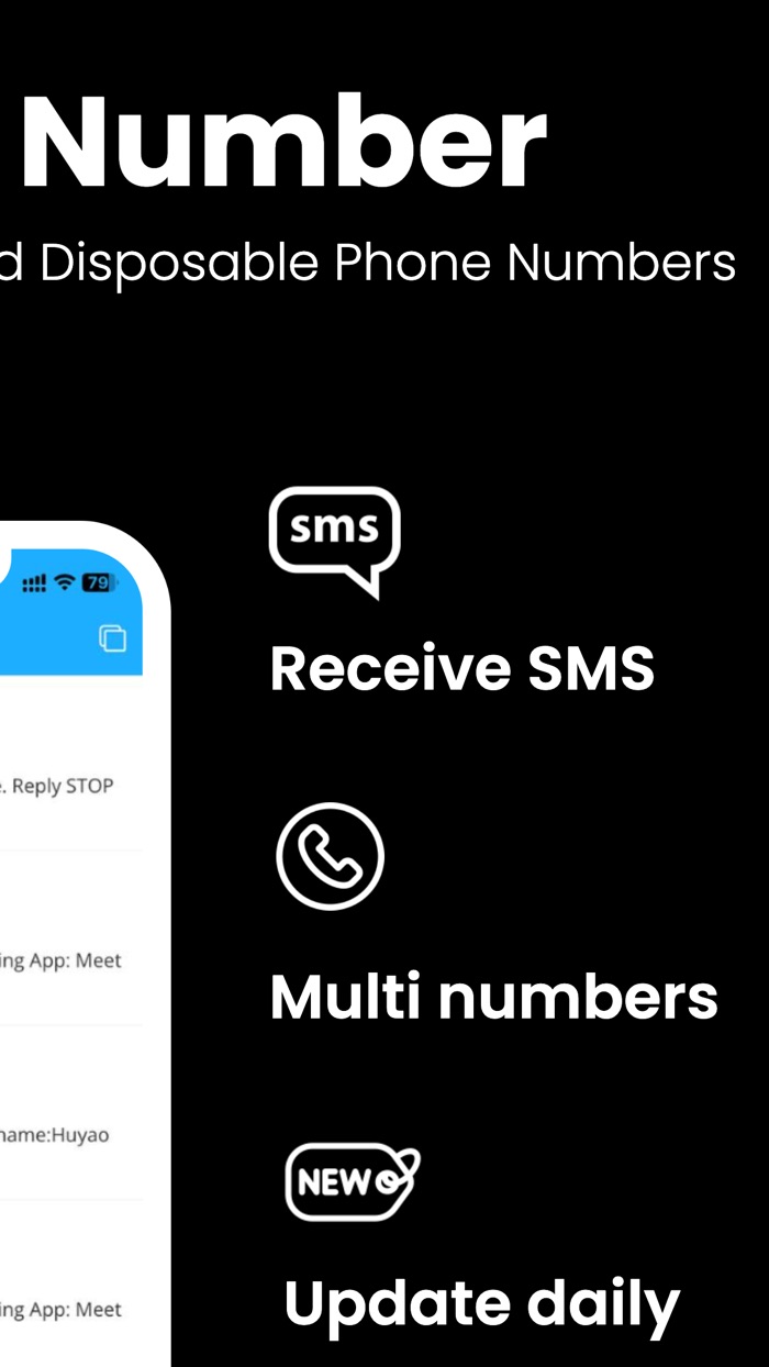 Temp Number - Receive SMS
