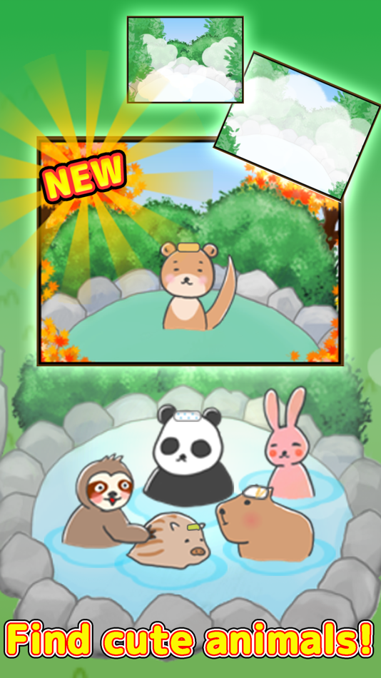 #4. CapybaraOnsen ~Idle Game~ (iOS) 由: minoru yamazaki