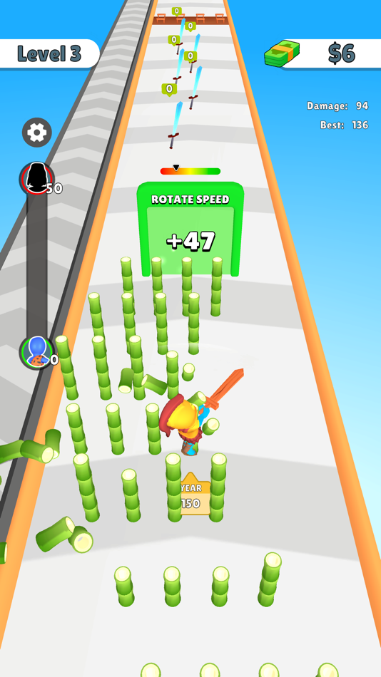 #3. Sword and Spin! (iOS) 由: Rollic Games