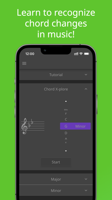 Chord X — Guitar Ear Training Screenshot