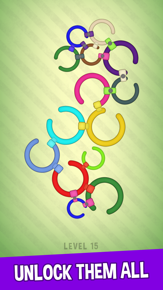 #3. Untie the Rings: Circle Rotate (iOS) 由: Daniel Cornelis Johannes Maria van Geel