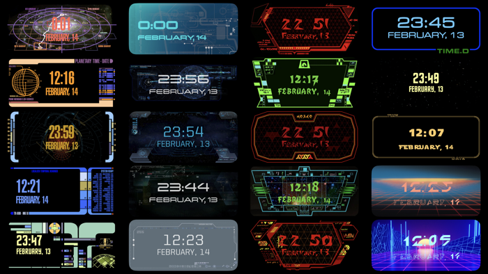Sci-Fi Clock