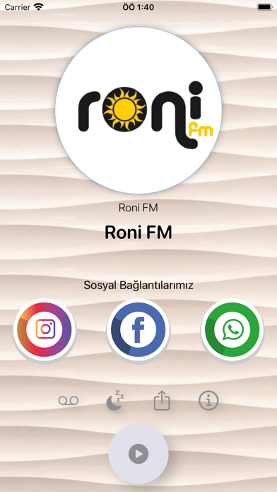Roni FM Screenshot