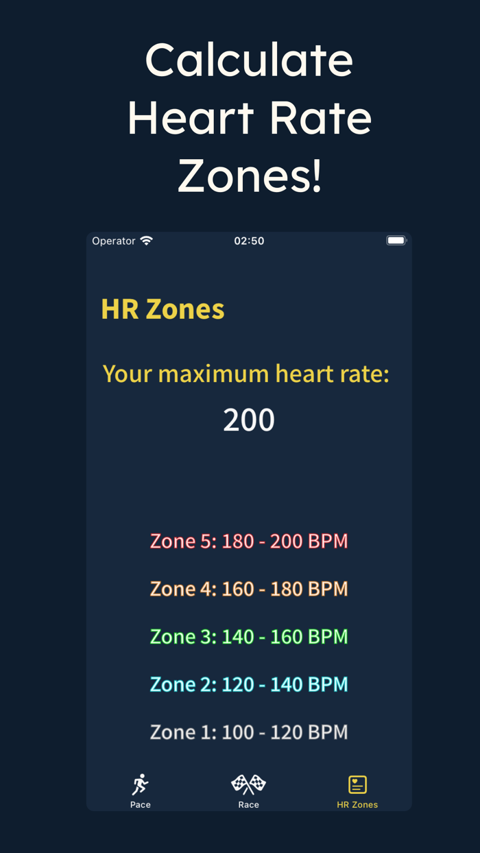 Running Race Pace Calculator