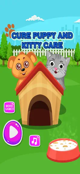 Game screenshot Cure Puppy And Kitty Care Fun mod apk