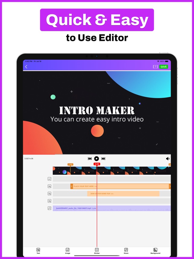 Intro Maker: video intro outro for iPhone - Download