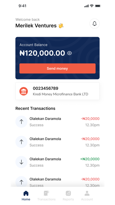 Kredi Bizpay - Merchant POS Screenshot