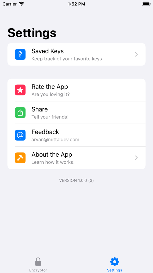 #6. XOR - Text Encryptor (macOS) 由: Ashvin Mittal