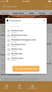 hub burger iphone screenshot 4