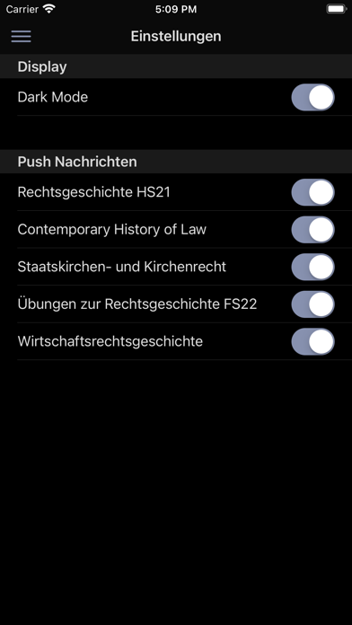 Legal History Screenshot