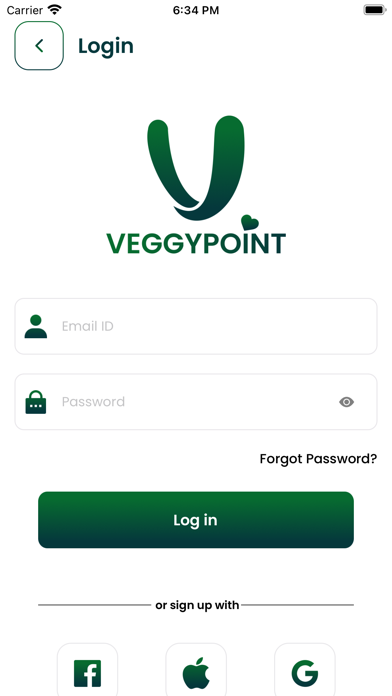 VeggyPoint Screenshot