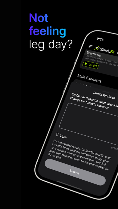SimplyFit: Your Fitness Mentor Screenshot