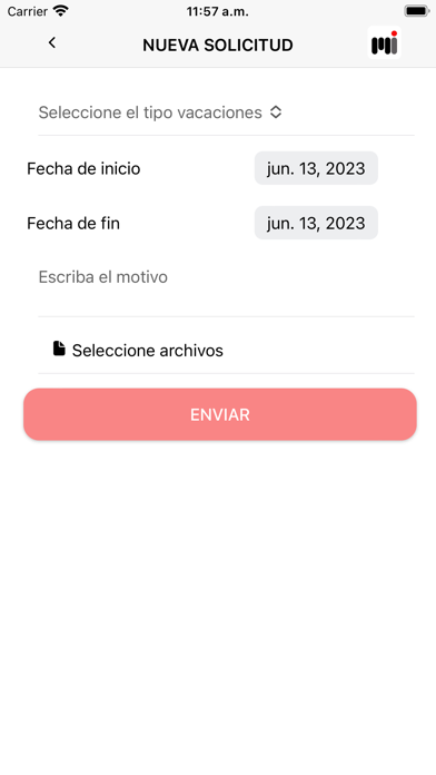Mi Empleado Screenshot