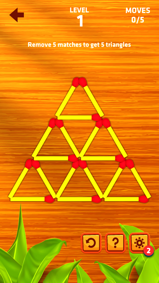 #1. Match Sticks - Game (iOS) 由: Smit Sabhadiya