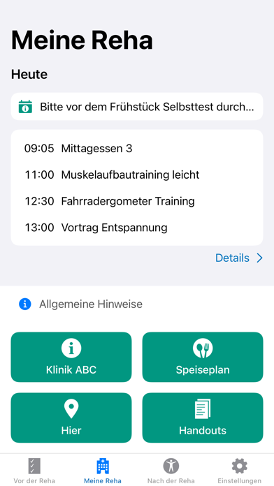 Hamm Kliniken Screenshot