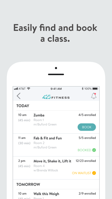 425 Fitness Screenshot