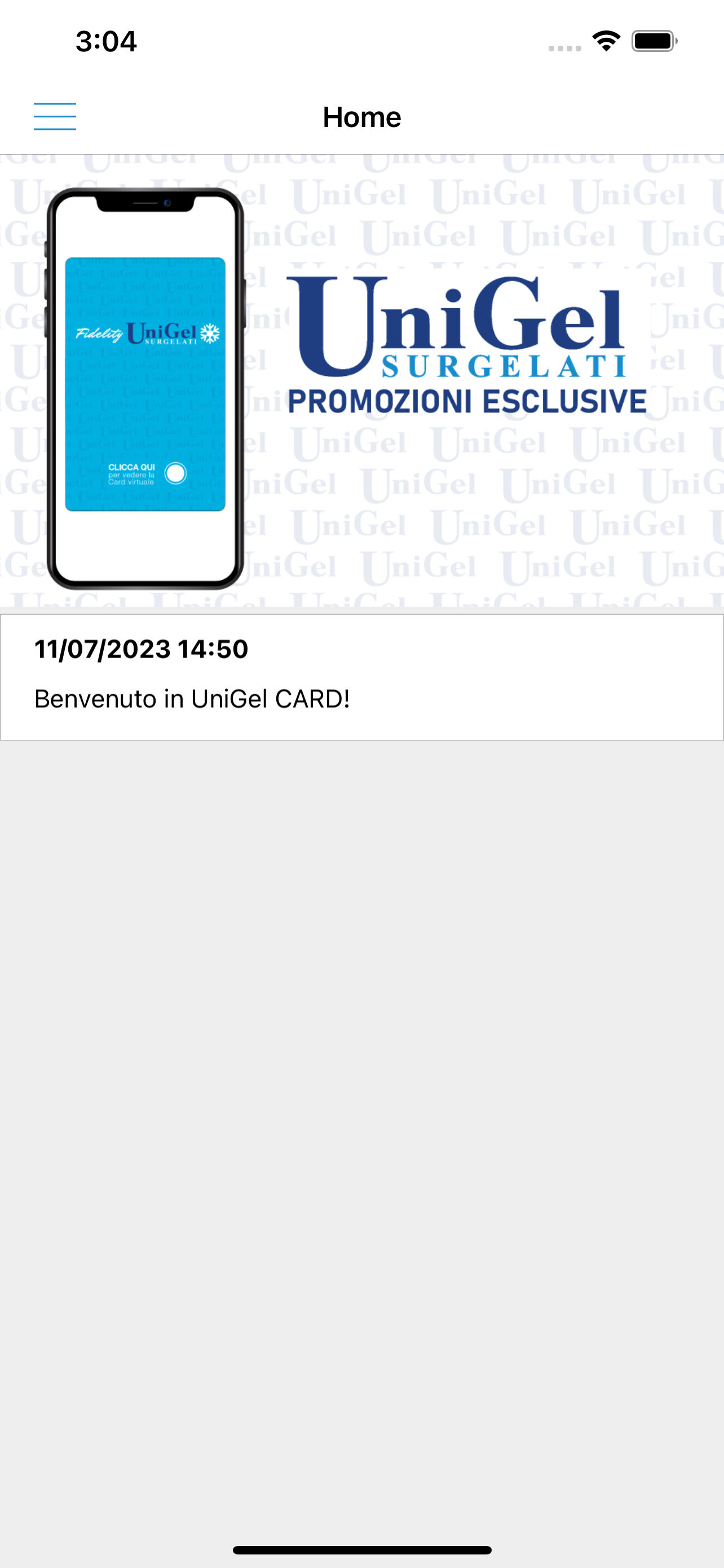 UniGel Fidelity CARD