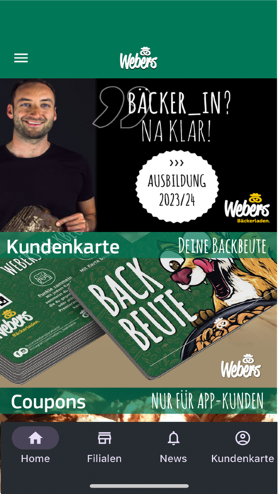 Webers Backbeute Screenshot