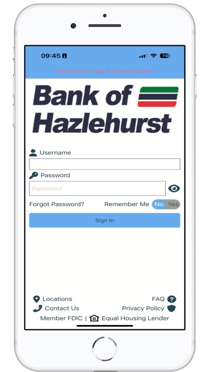 Bank of Hazlehurst i2Mobile